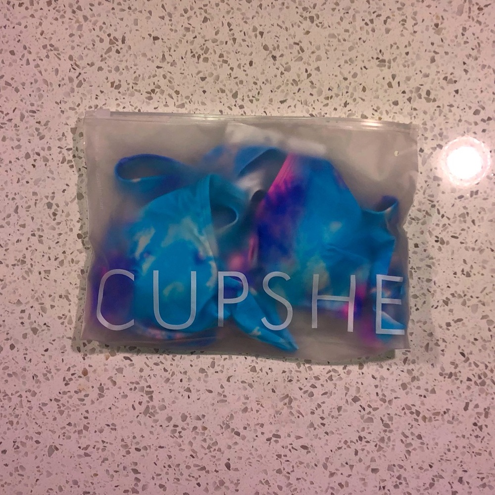 Cupshe Carmen Tie-Dye Self Tie Bikini - Picture 4 of 7